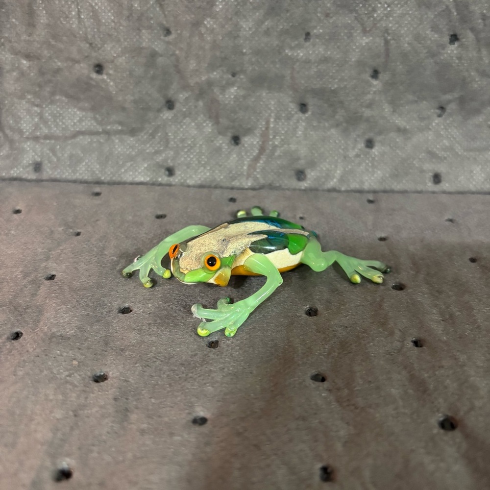 Colorful Frog Figurine